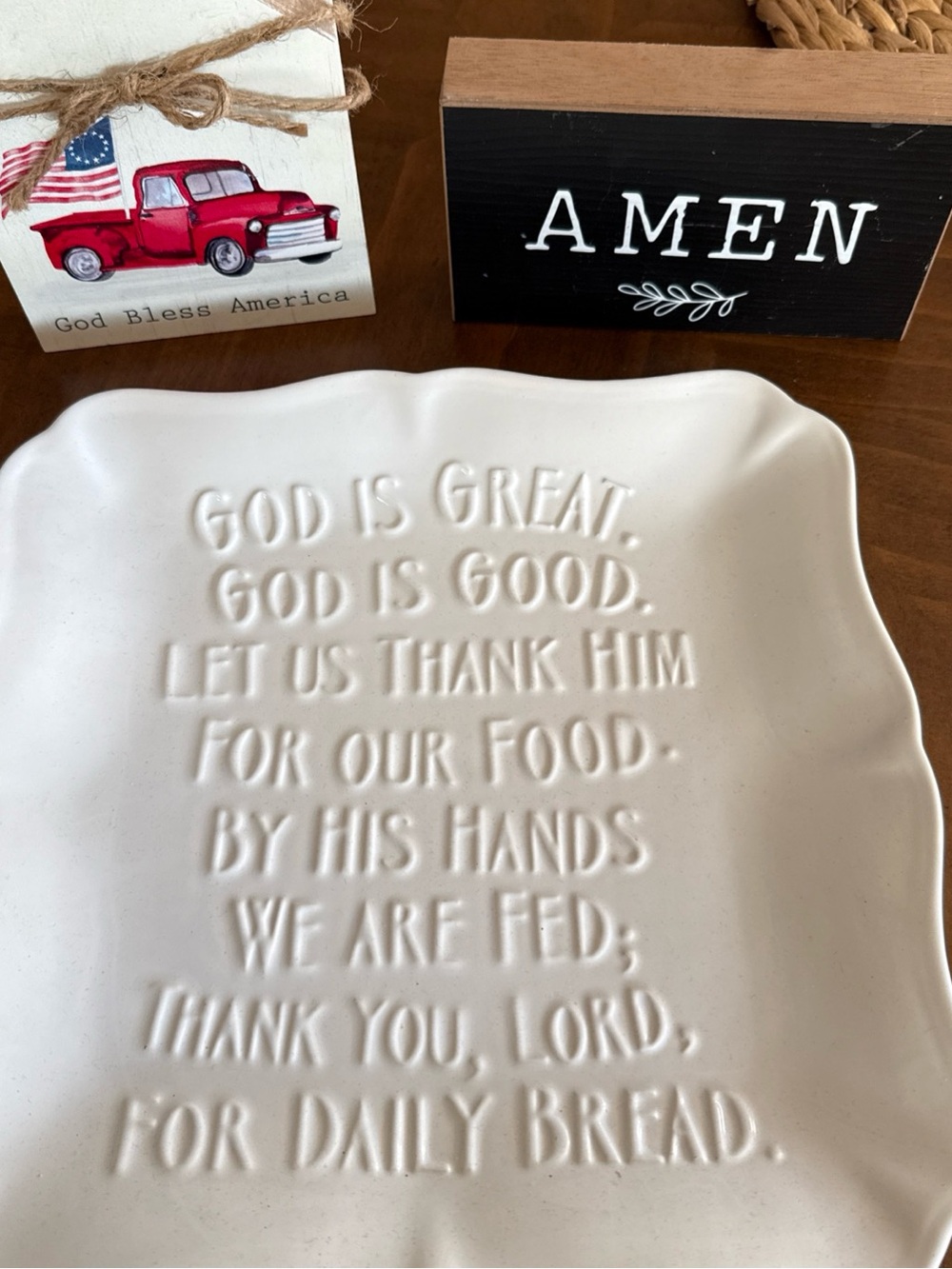 3 piece religious decor